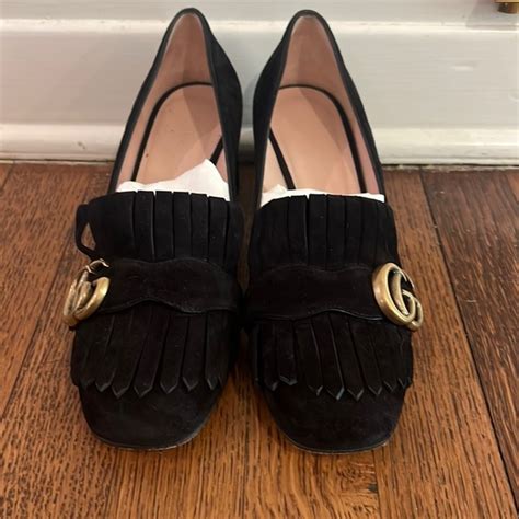 Gucci Marmont Kiltie Loafers 